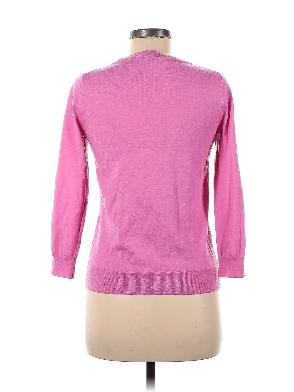 J.Crew Women Pink Wool Pullover Sweater M - image 2