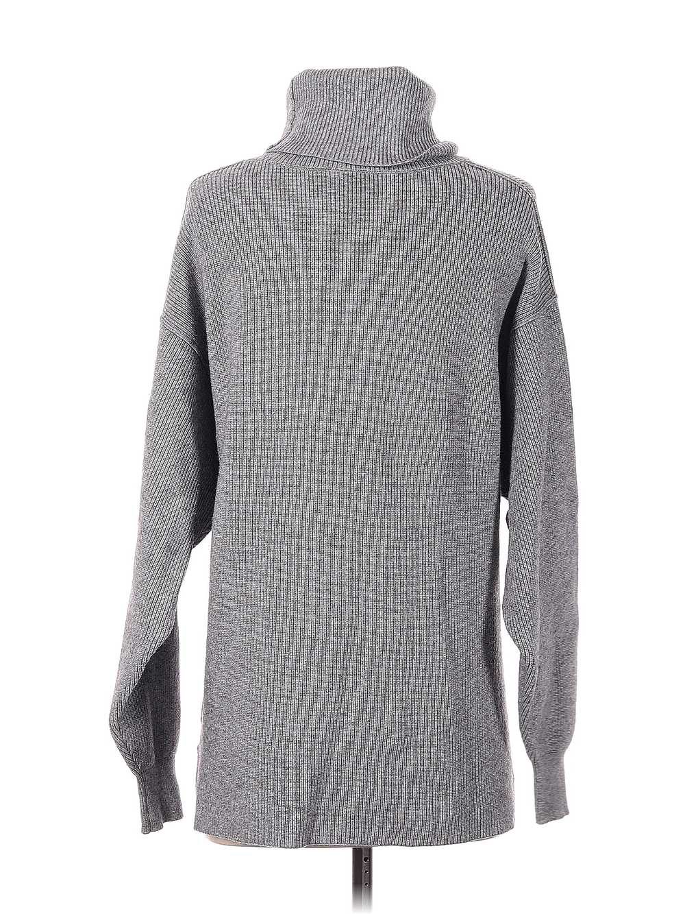 Free People Women Gray Turtleneck Sweater XS - image 2