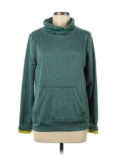 Reebok Women Green Pullover Sweater M