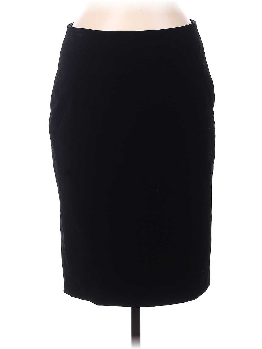 Ann Taylor Women Black Casual Skirt 6 - image 1