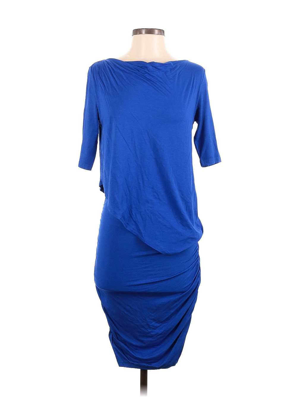 Three Dots Women Blue Casual Dress XS - image 1