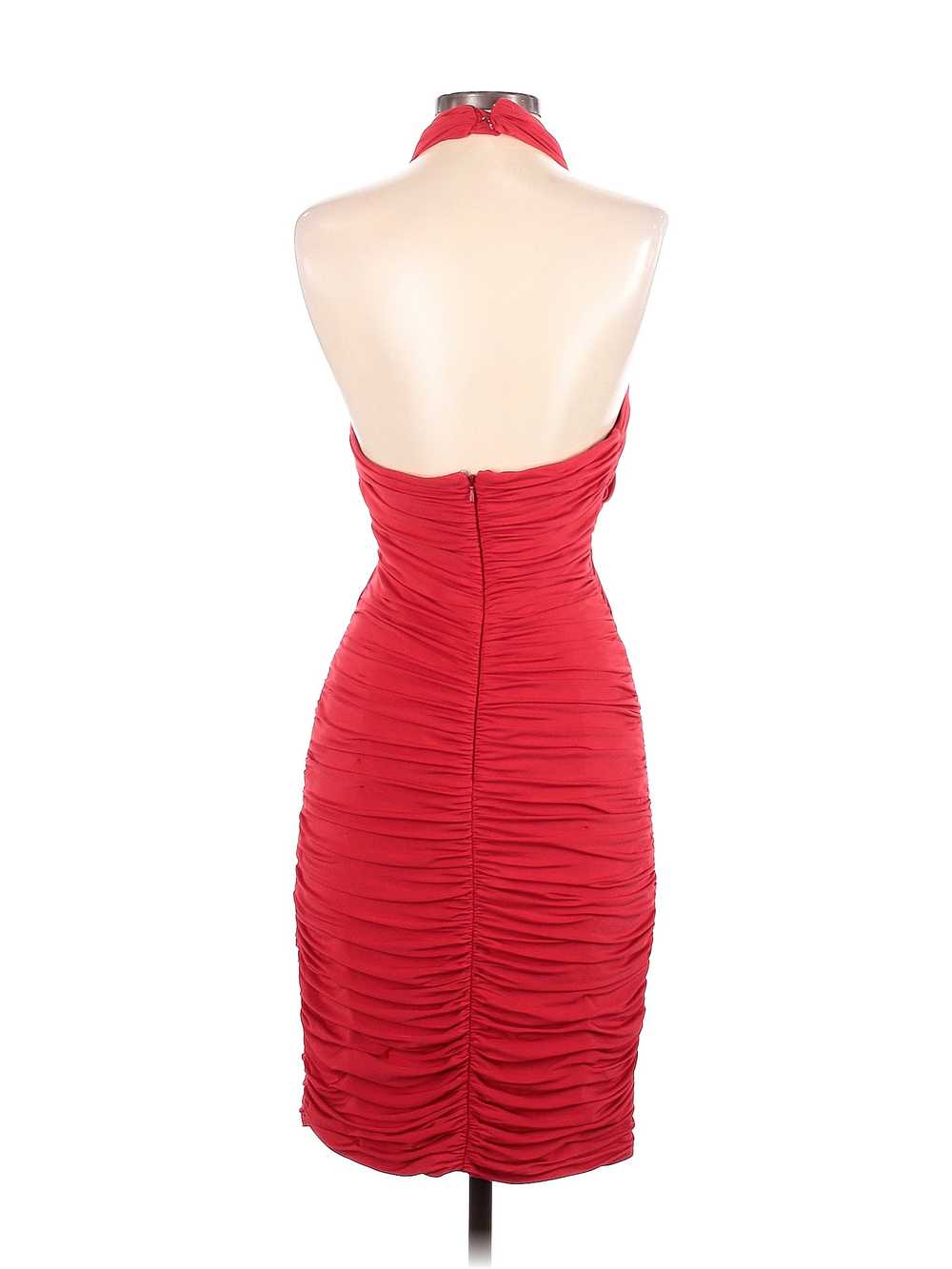 Aidan Mattox Women Red Cocktail Dress 4 - image 2