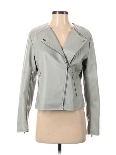 Bagatelle Women Gray Faux Leather Jacket S