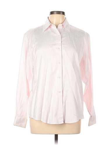 Talbots Women Pink Long Sleeve Blouse 12 - image 1