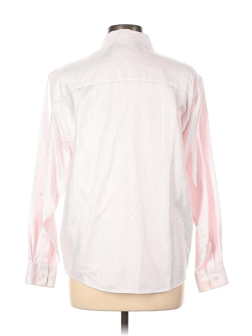 Talbots Women Pink Long Sleeve Blouse 12 - image 2