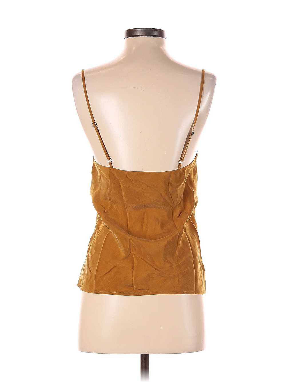 Adriano Goldschmied Women Gold Sleeveless Blouse … - image 2