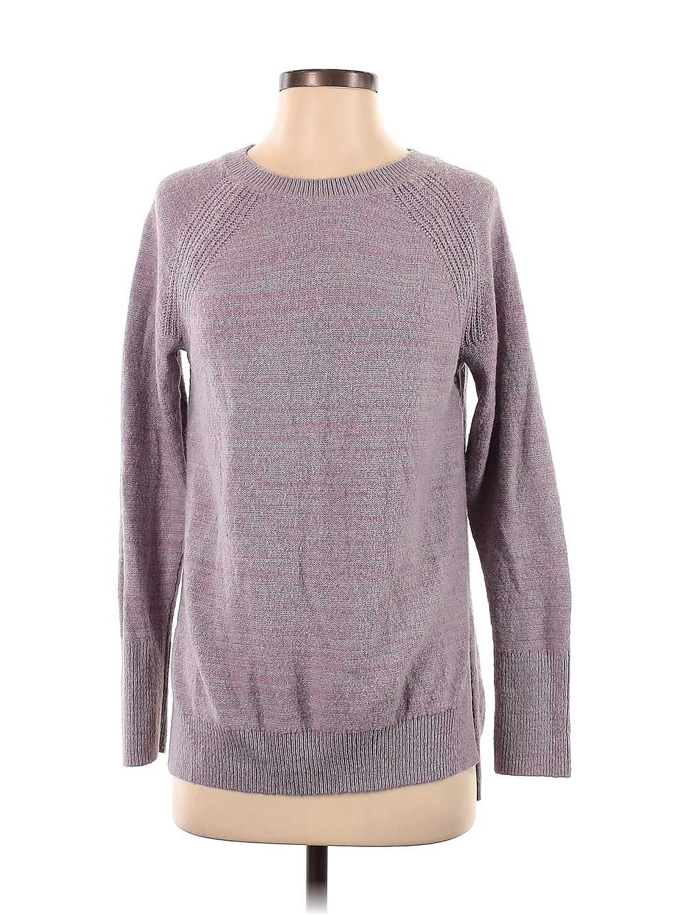 Lou & Grey Women Purple Pullover Sweater S - image 1