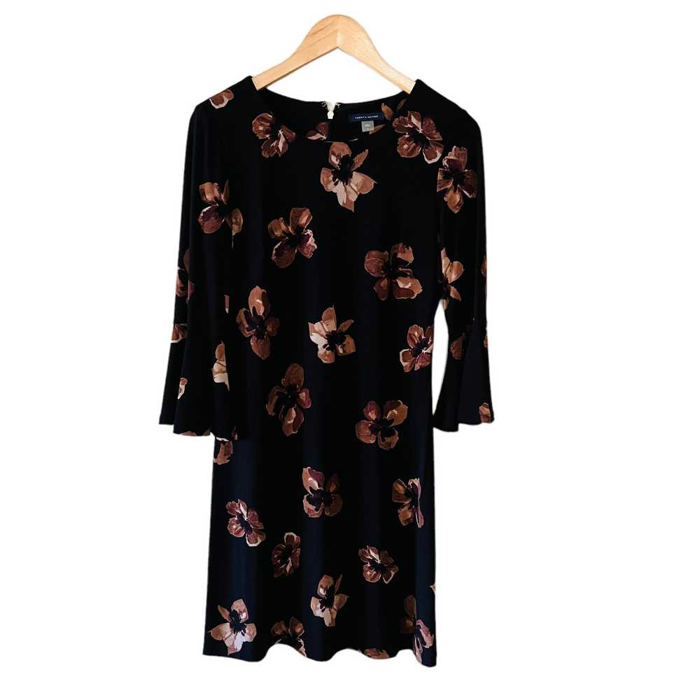 Tommy Hilfiger Floral Bell Sleeves Dress Size 4 - image 2