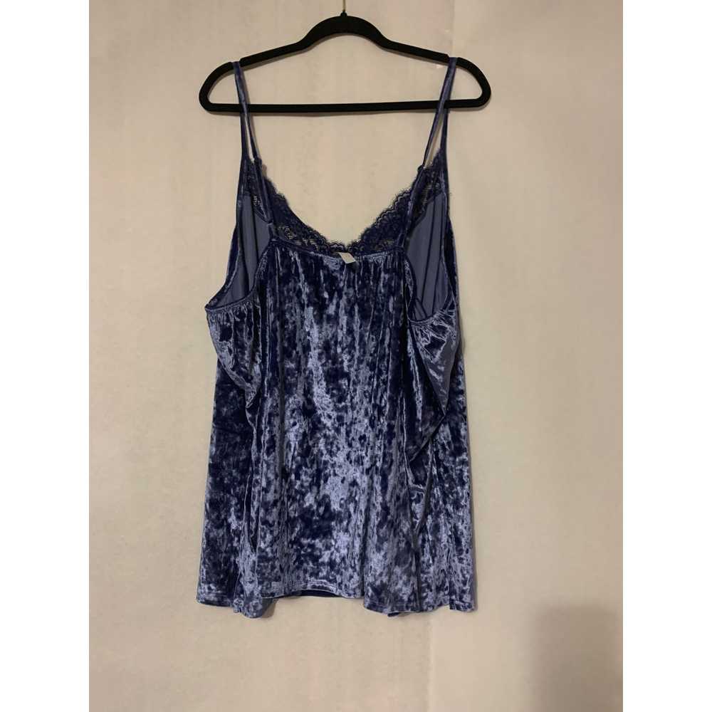 Sleep by Cacique Crush Velvet Slip Nighty Lace Tr… - image 2