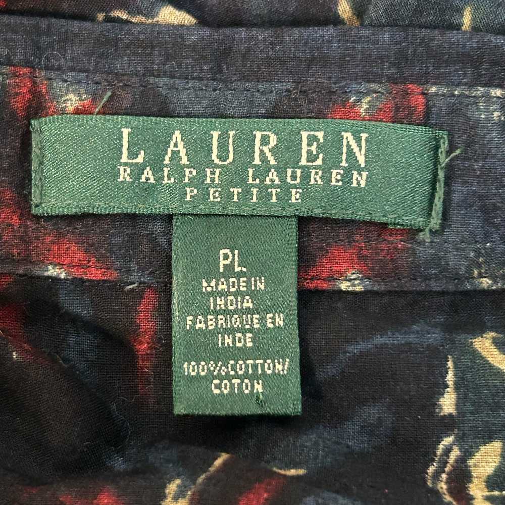 Lauren Ralph Lauren Patchwork Button Down Blouse … - image 2