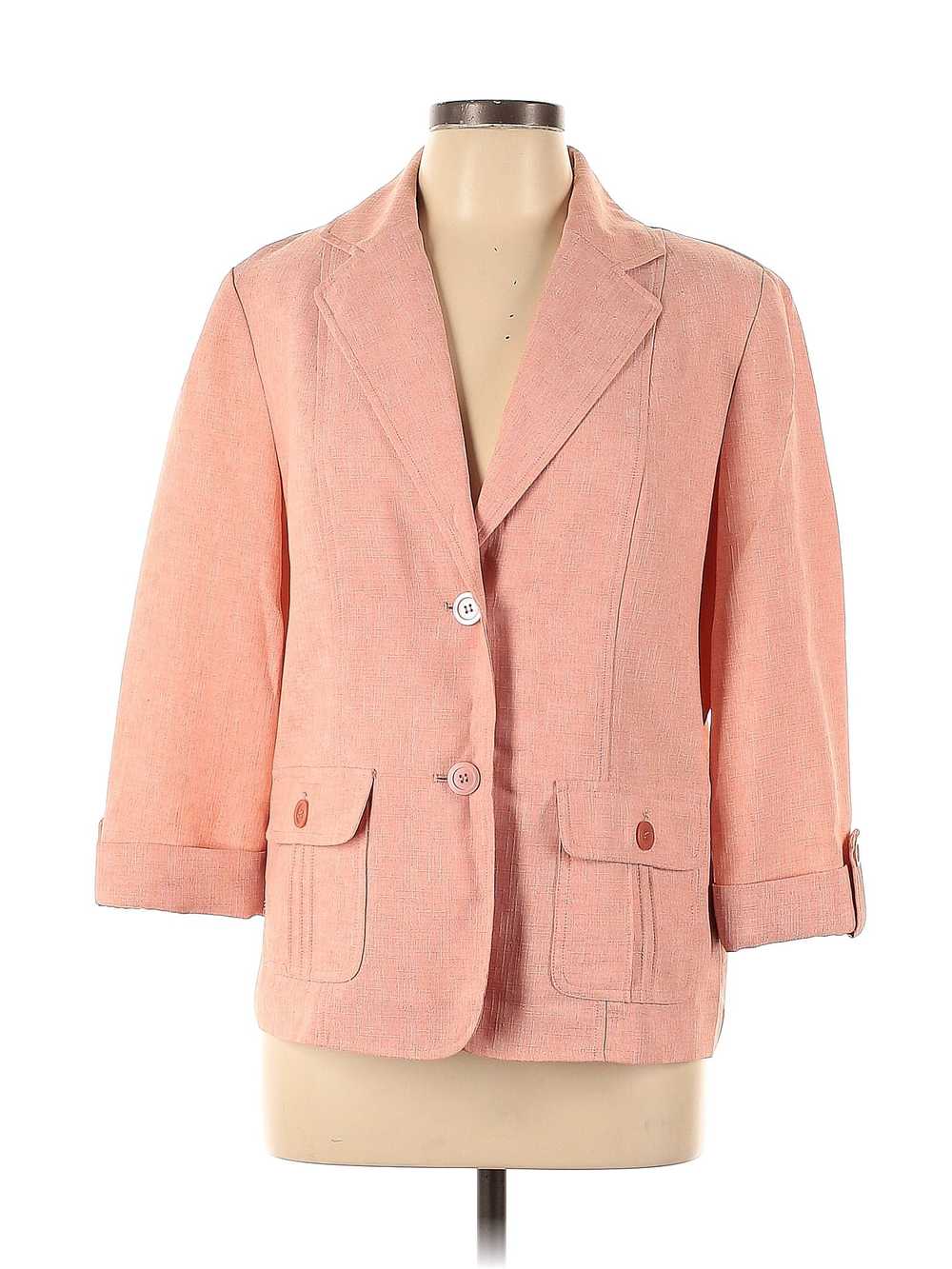 Alfred Dunner Women Pink Blazer 12 - image 1