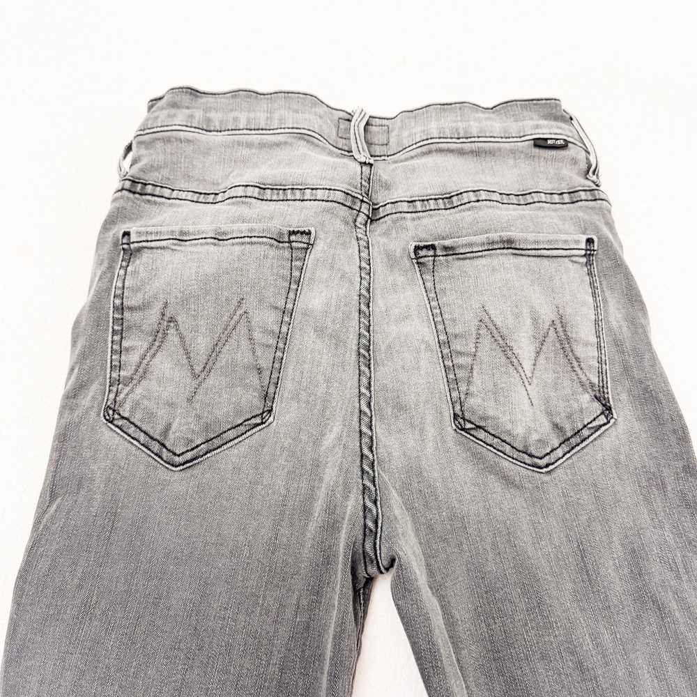 Mother The Insider Crop Step Fray Jeans Denim Dan… - image 10