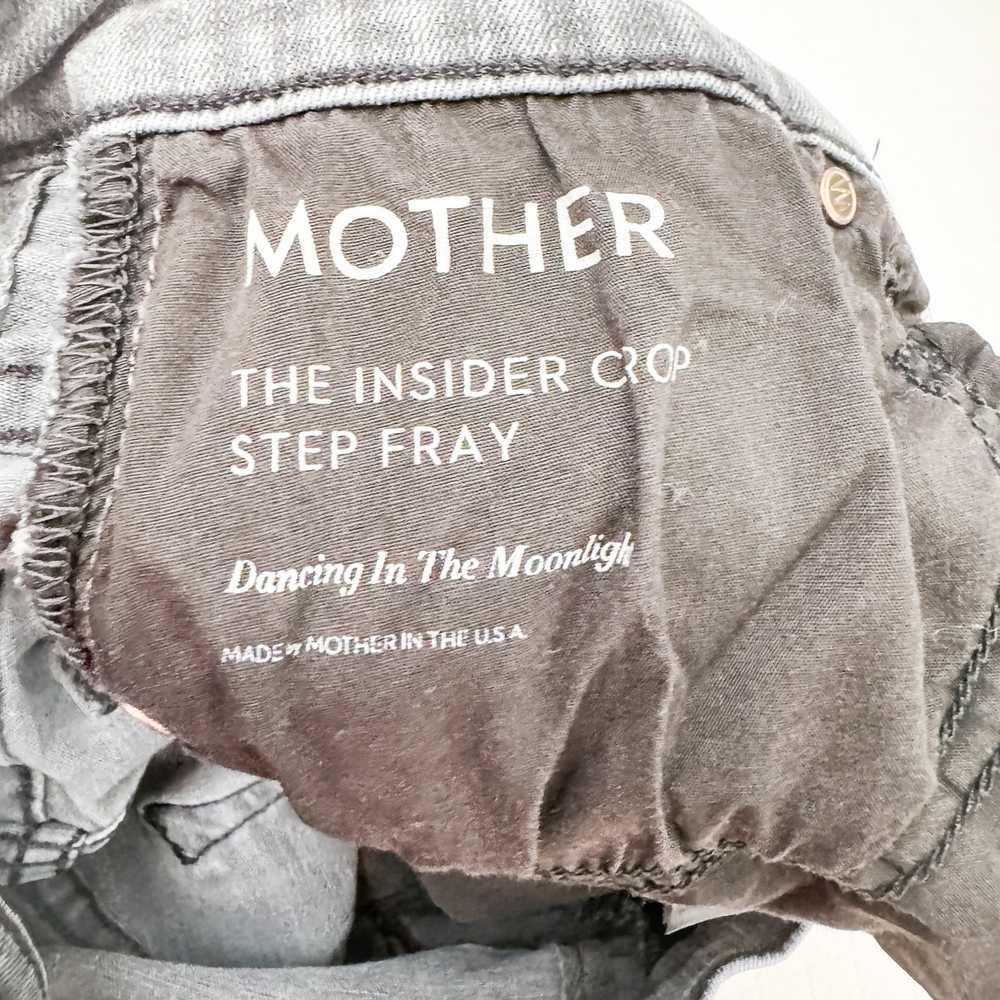 Mother The Insider Crop Step Fray Jeans Denim Dan… - image 7