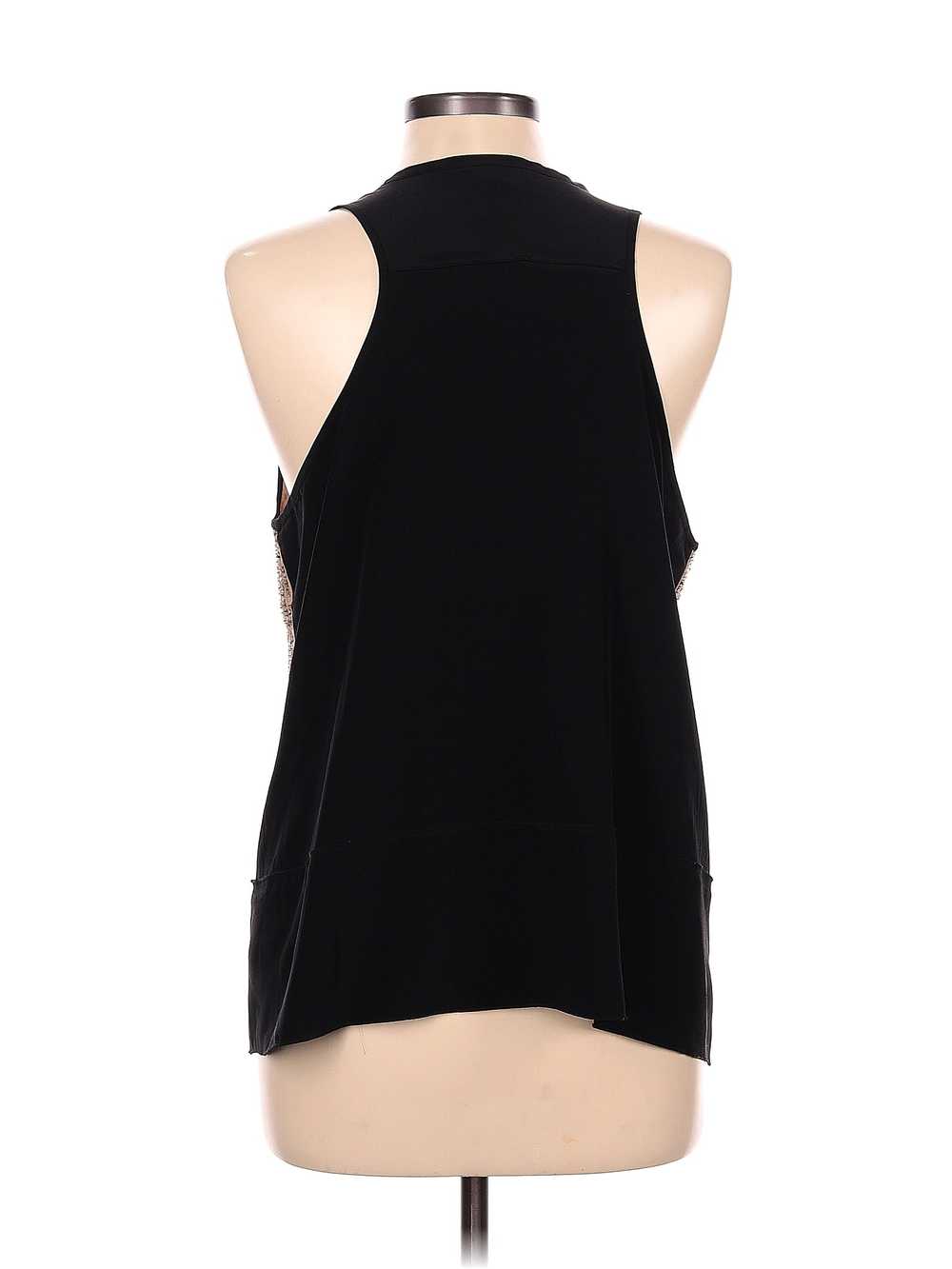 Eileen Fisher Women Black Sleeveless Blouse L Pet… - image 2