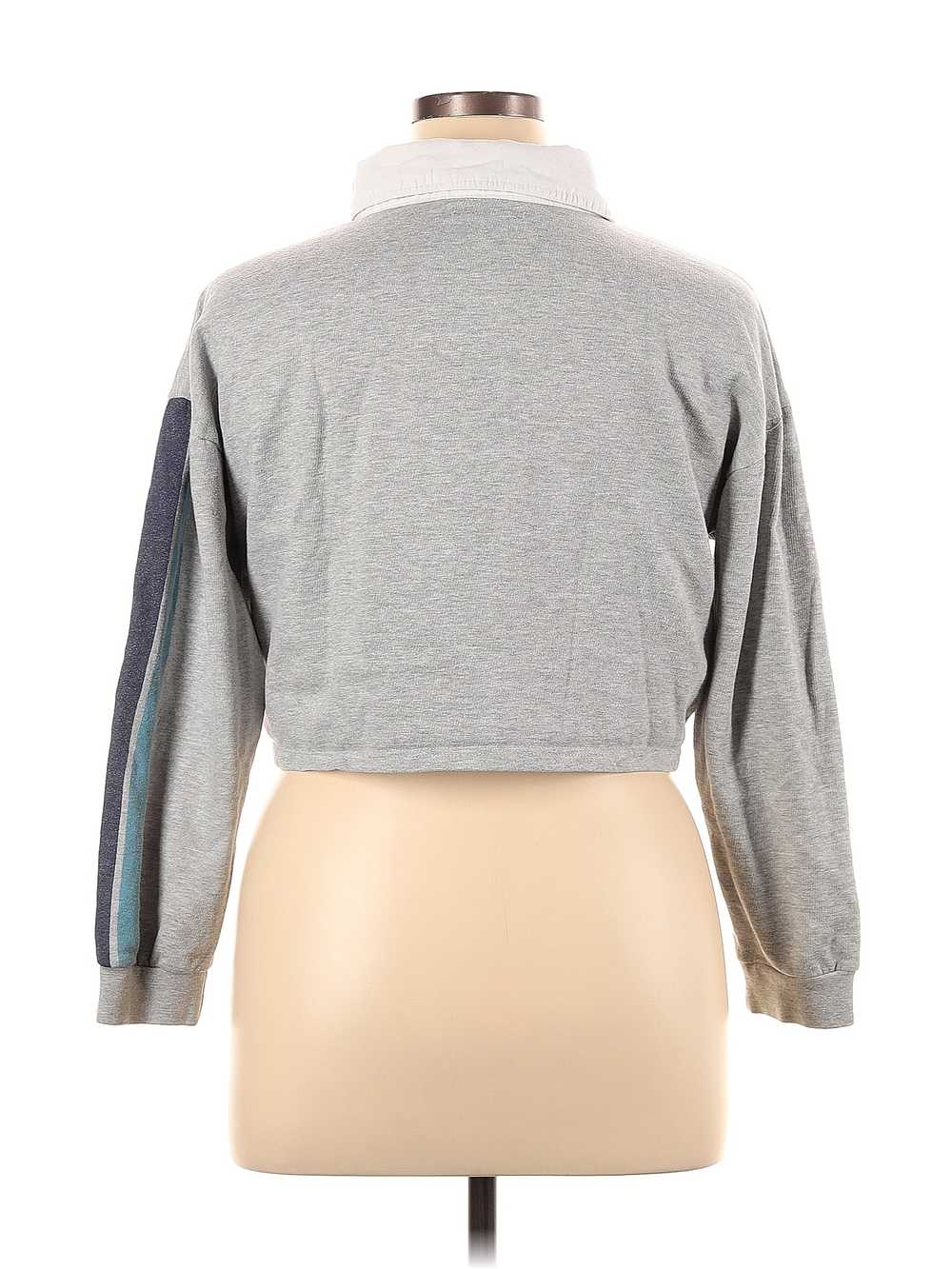 Jolie & Joy Women Gray Pullover Sweater XL - image 2