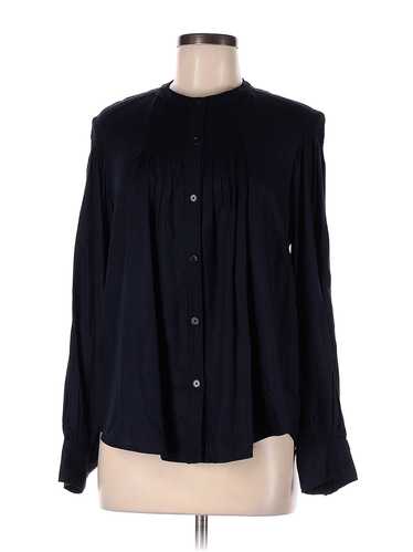 Rebecca Taylor Women Black Long Sleeve Blouse M