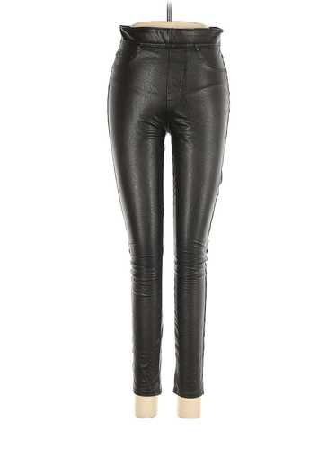 SPANX Women Black Faux Leather Pants XS - image 1