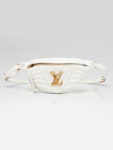 Louis Vuitton White Quilted Calfskin Leather New W