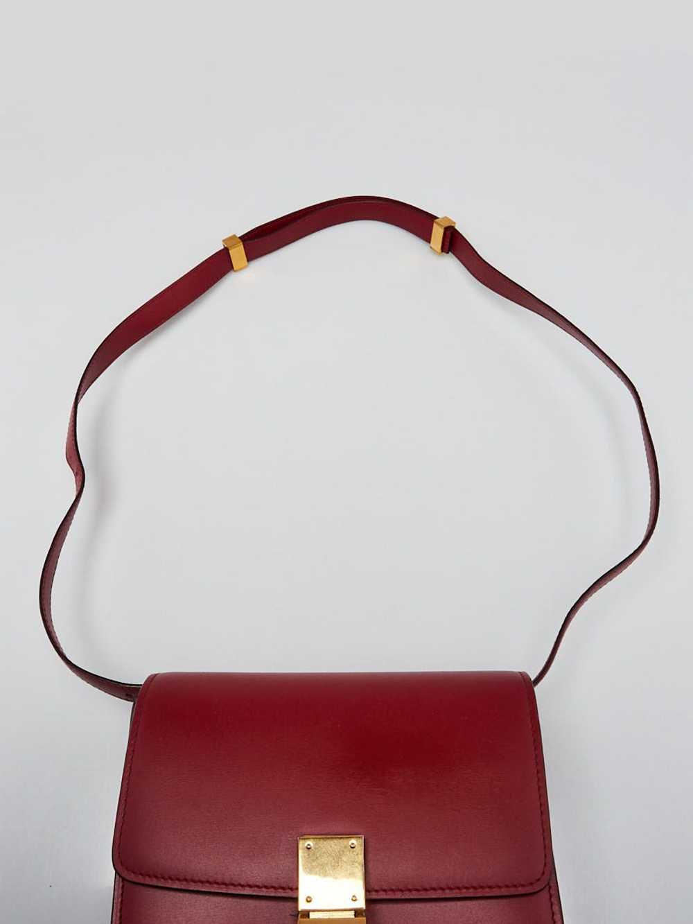 Celine Red Leather Small Box Bag - image 6