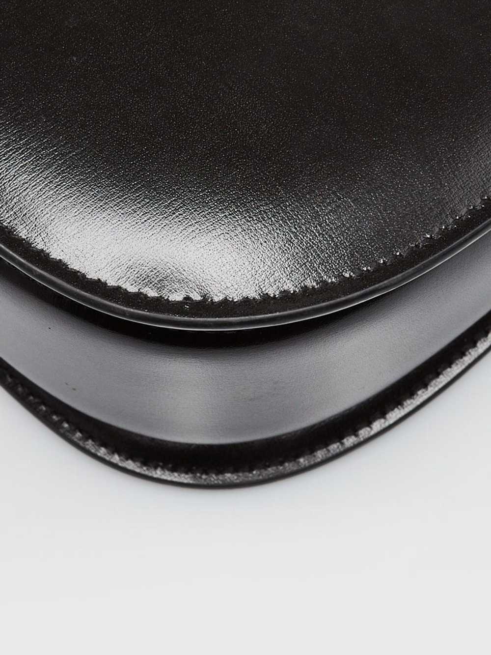 Gucci Limited Edition Black Leather 1947 Bamboo M… - image 4