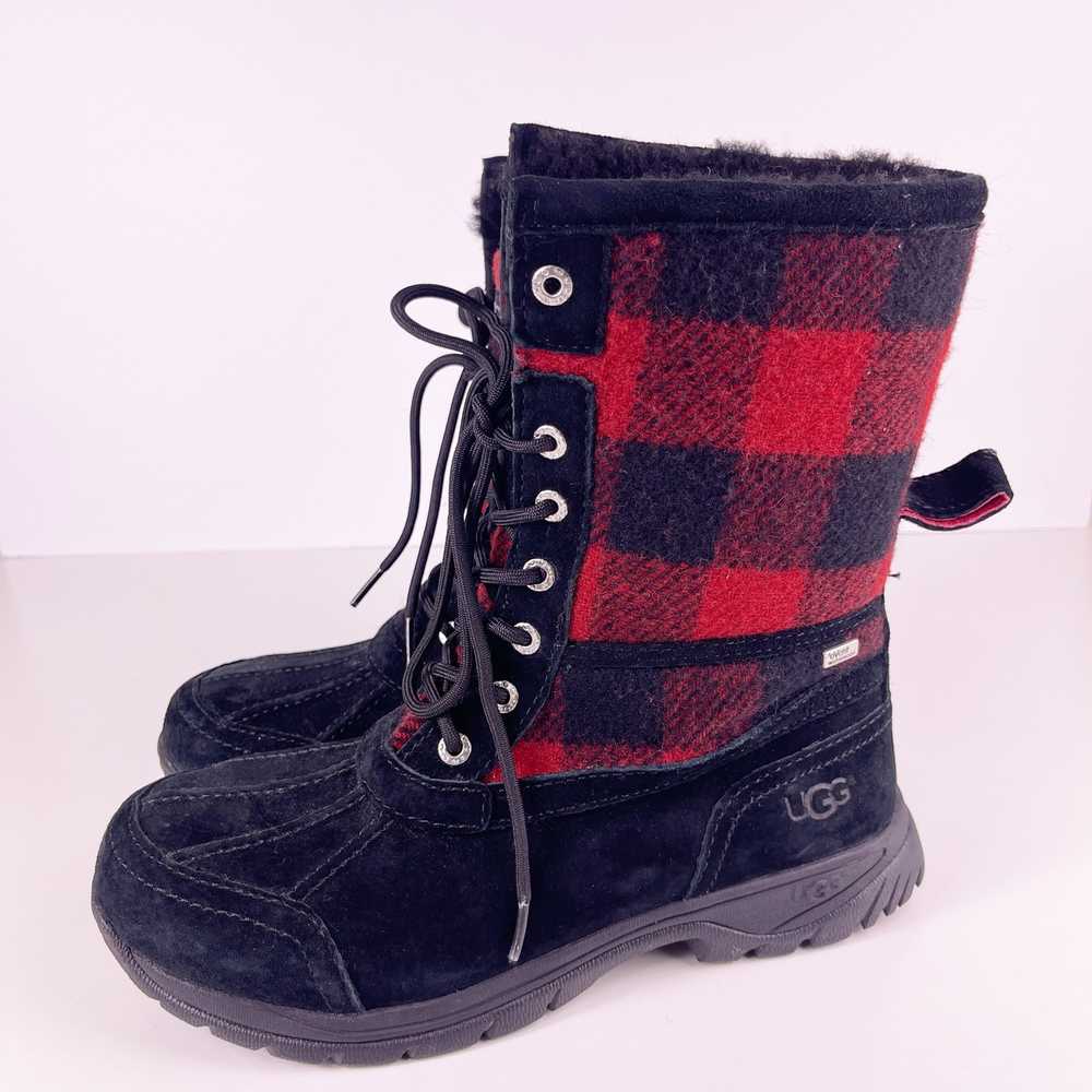 UGG Butte Redwood Boot Buffalo Check Snow Boot Re… - image 3