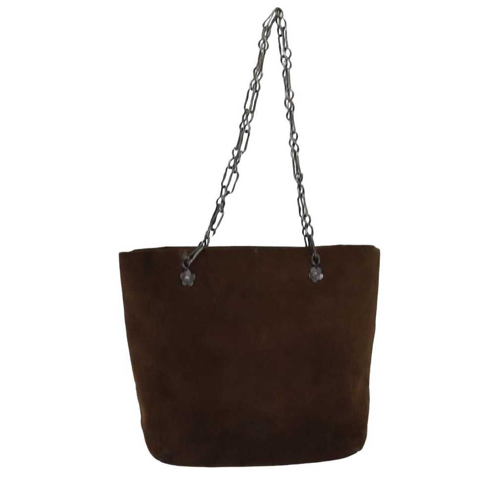 Prada PRADA Hand Bag Suede Brown Auth 77232 - image 12