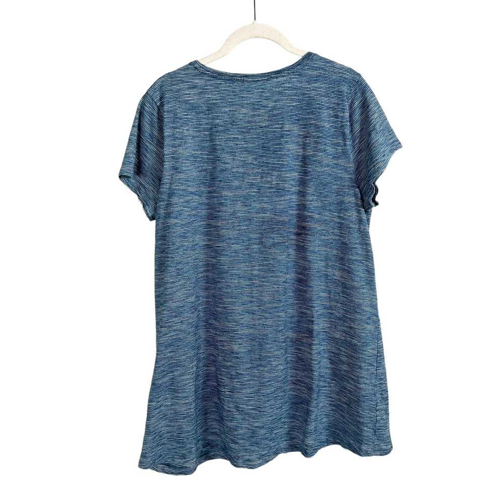 J Jill Pure Jill Indigo Tee Women's M - image 2