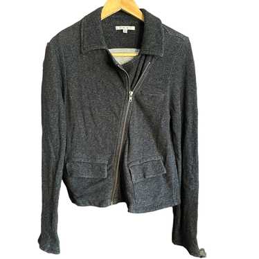 CABI | Gray Soft French Terry Moto Style Jacket |… - image 1