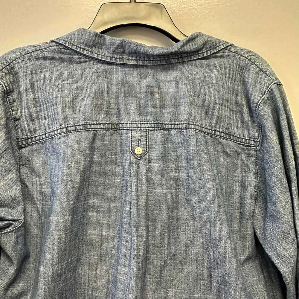 Izod Denim long sleeve Adjustable sleeve 3/4 butt… - image 10