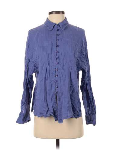 Urban Outfitters Women Blue Long Sleeve Button-Do… - image 1