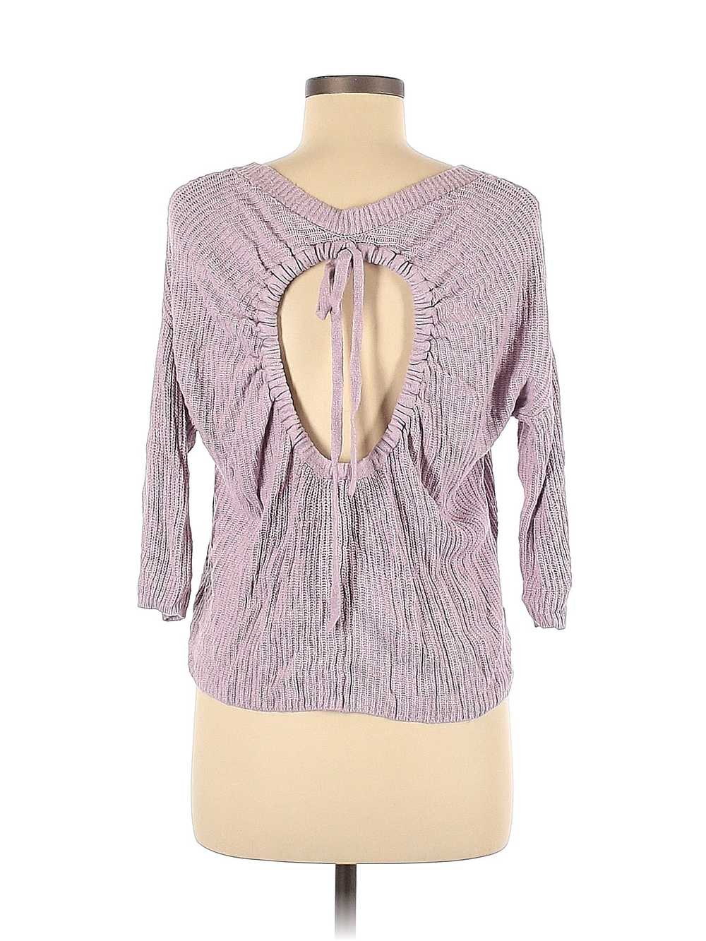 Express Women Pink Pullover Sweater M - image 2