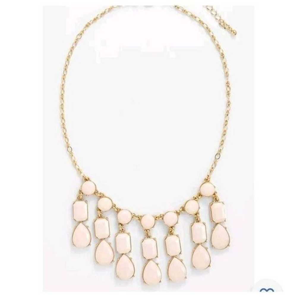 Kate Spade Riviera Garden Bib Necklace Blush Pink… - image 4