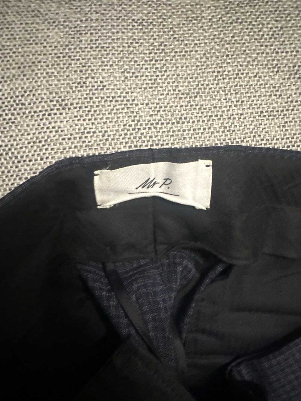 Mr. P. Navy checked trousers - image 3