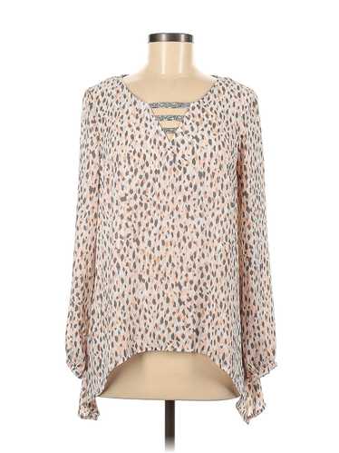 Juicy Couture Women Ivory Long Sleeve Blouse M