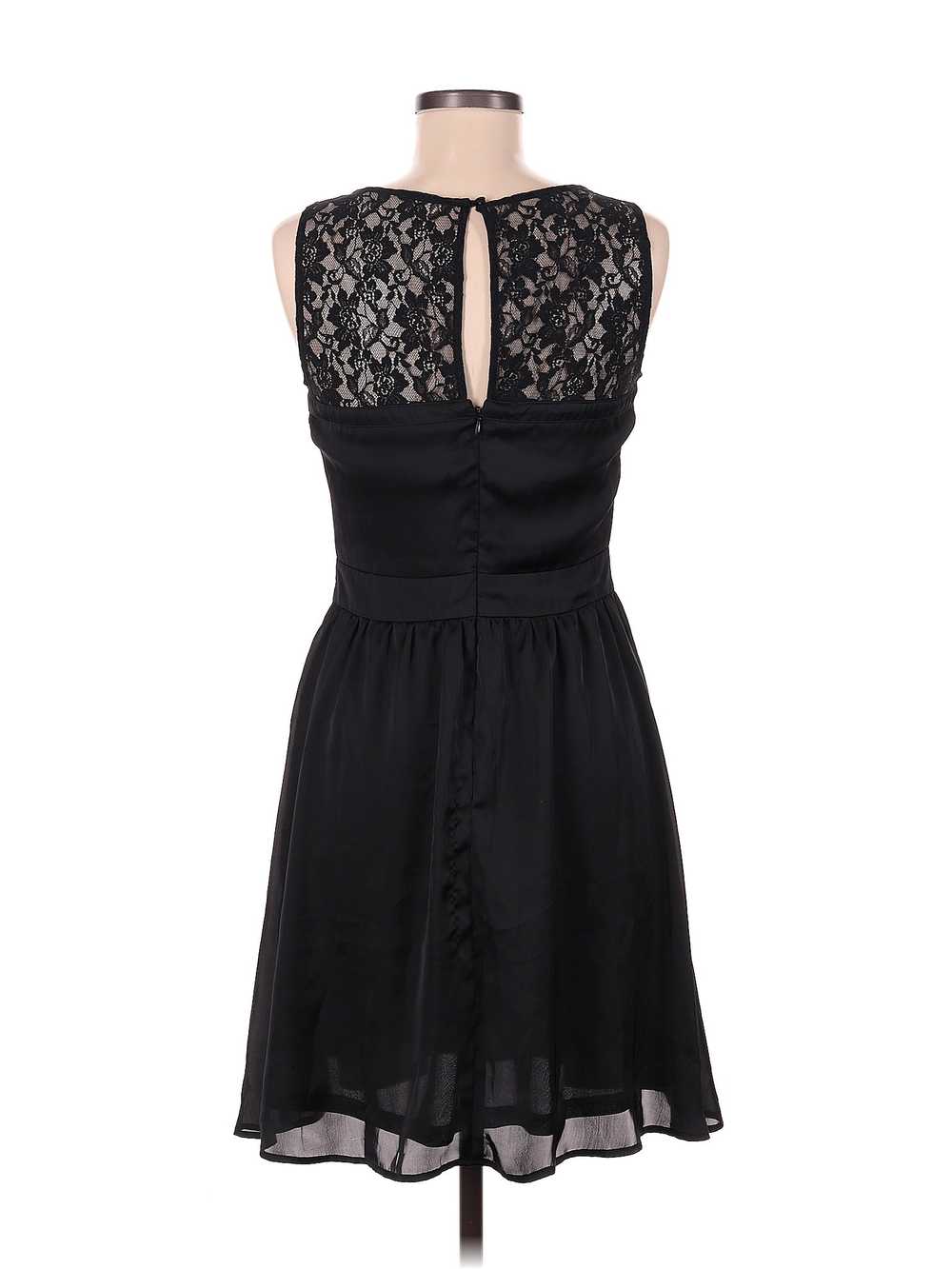 LC Lauren Conrad Women Black Cocktail Dress 8 - image 2