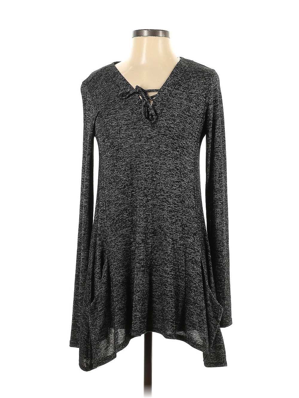 Maurices Women Gray Casual Dress S - image 1