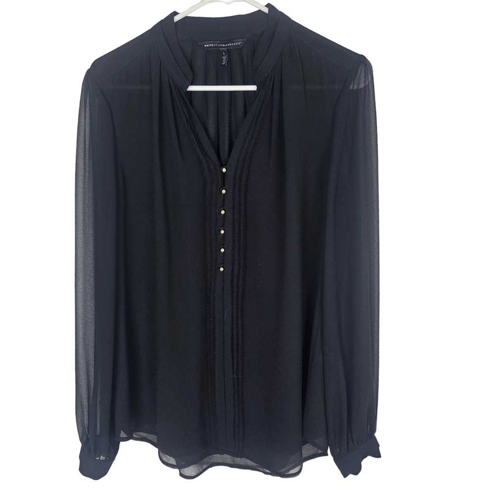 White House Black Market Blouse Long Sleeve Blous… - image 1