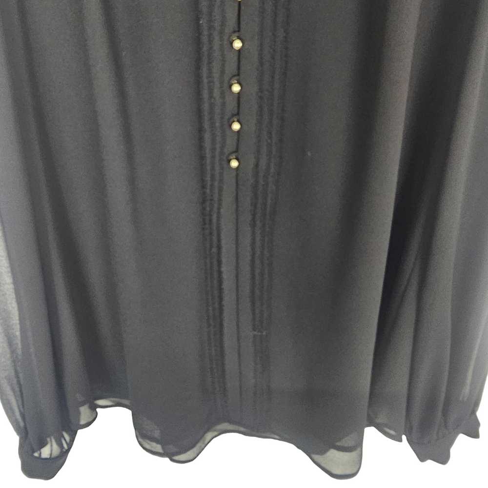 White House Black Market Blouse Long Sleeve Blous… - image 3