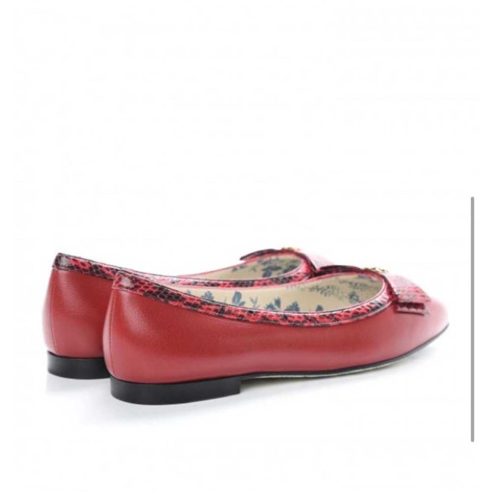 Gucci Leather flats - image 3