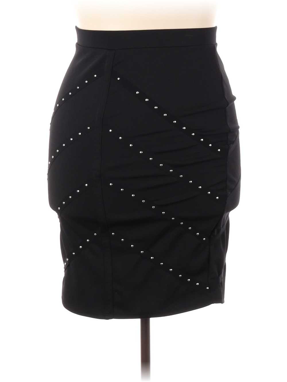 Bold Elements Women Black Formal Skirt L - image 1