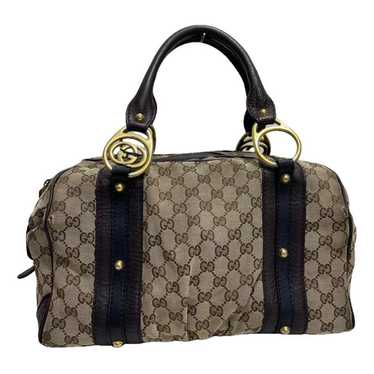 Gucci Interlocking cloth satchel