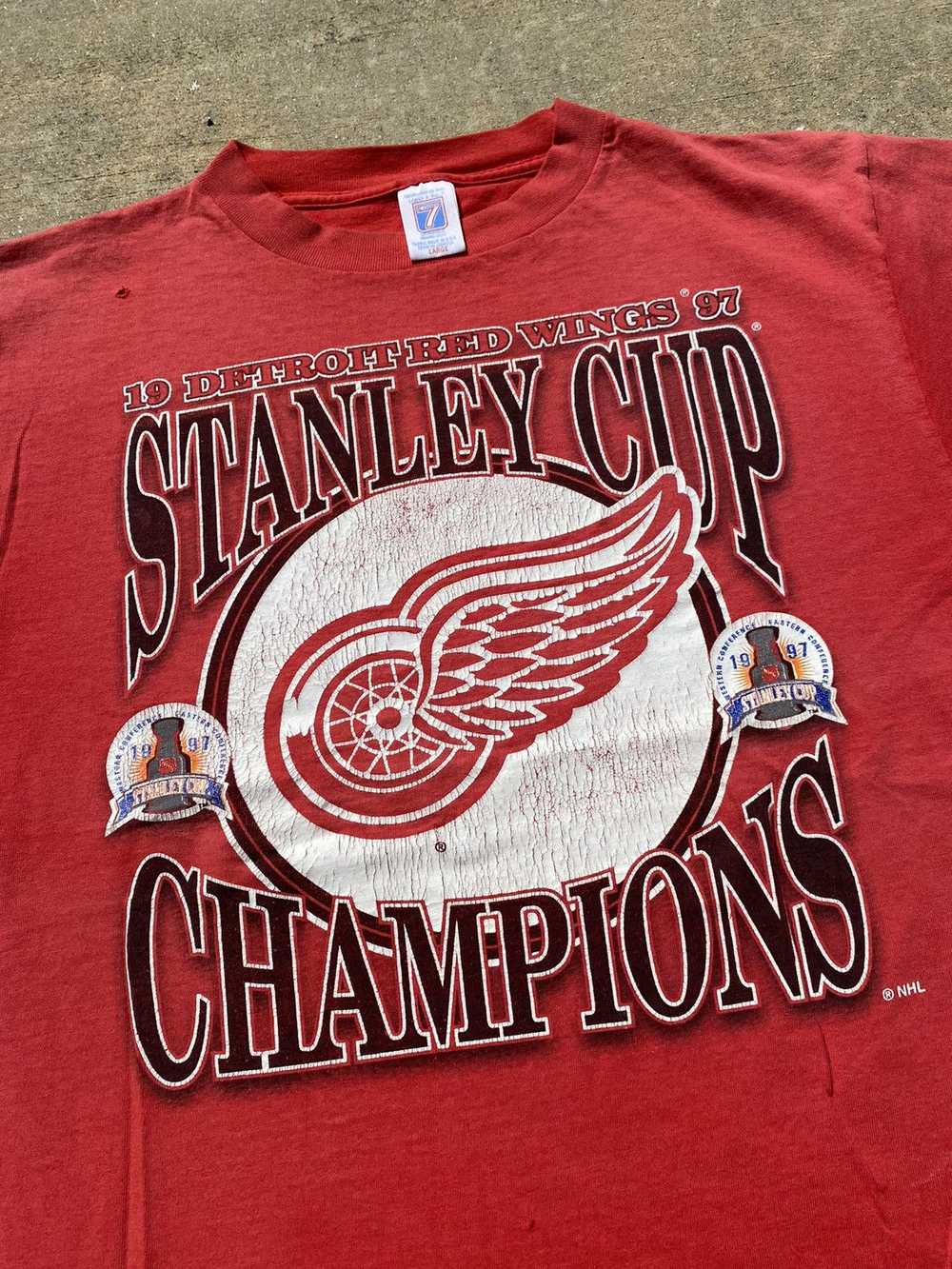 Logo 7 × NHL × Vintage VINTAGE Detroit Red Wings … - image 2