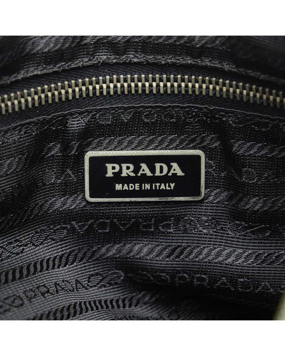 Pre Loved Prada Canapa Logo Tessuto Hobo Bag  -  … - image 6