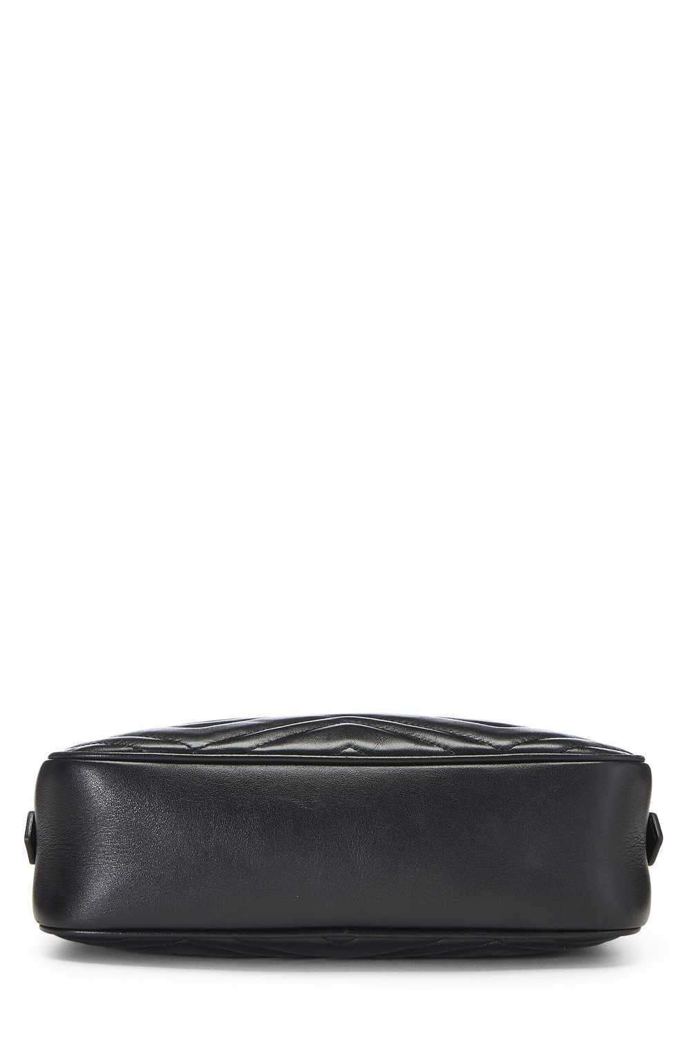 Black Leather GG Marmont Crossbody Mini - image 5