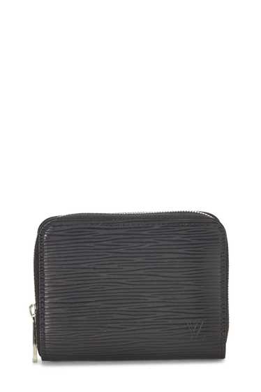 Black Epi Zippy Coin Purse