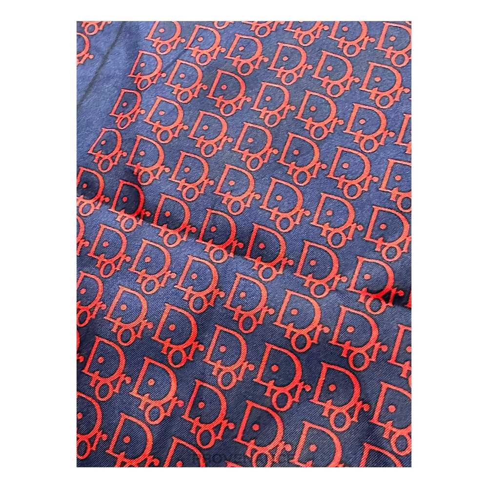 🔴 Christian Dior Trotter Monogram Silk Scarf - N… - image 8