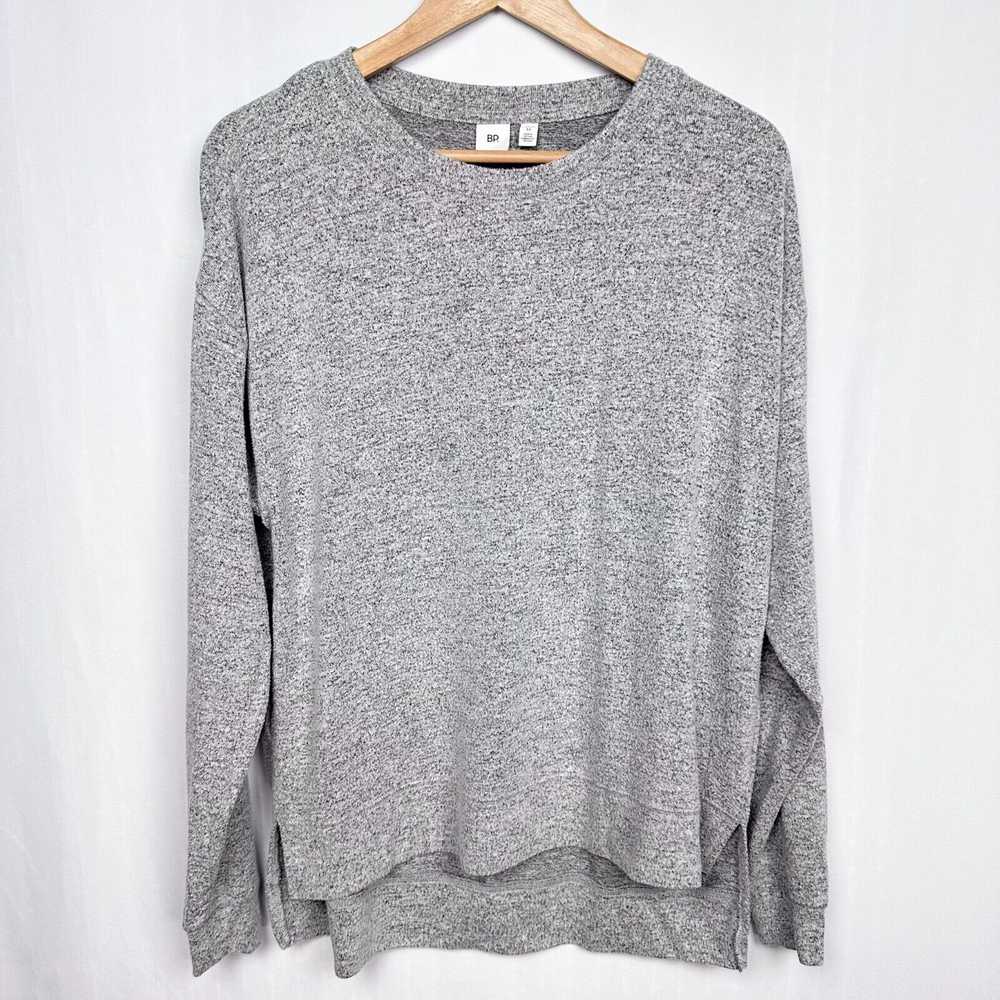 BP Oversized Slouchy Sweater Sz M Heathered Light… - image 1