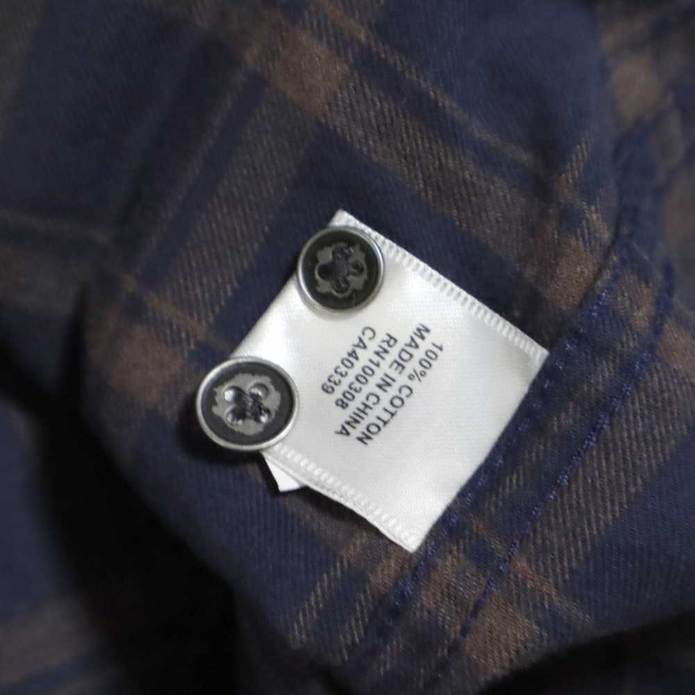 Peter Millar Light Flannel Cotton Plaid Button Up… - image 7