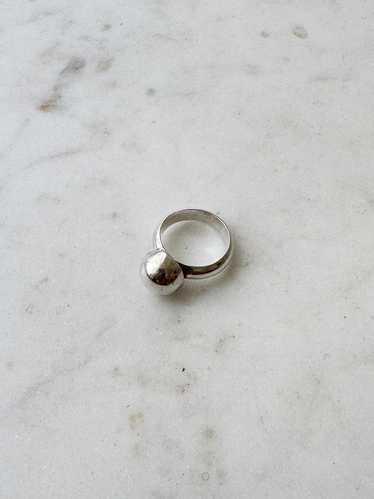 Sterling Silver Ball Ring