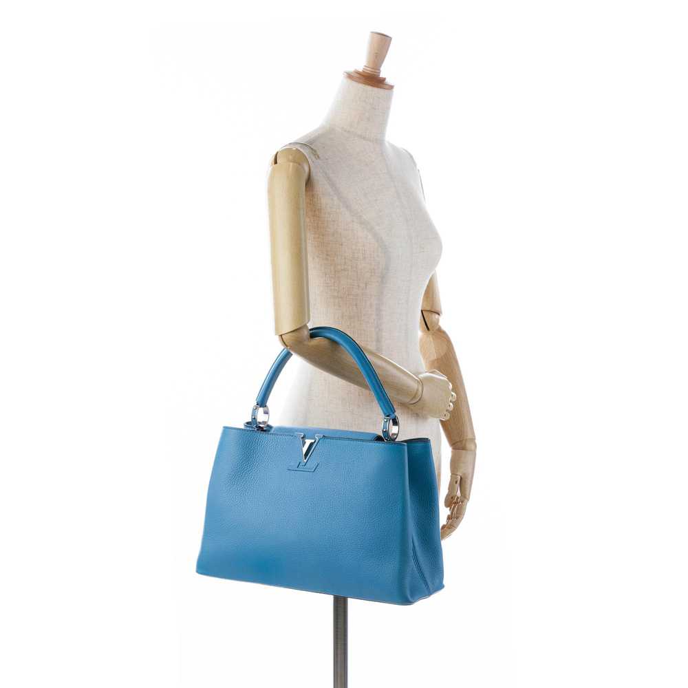 Product Details Louis Vuitton Blue Taurillon Capu… - image 10